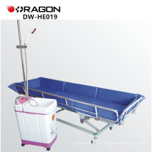 DW-HE019 Hôpital bain Trolley douche lit de bain